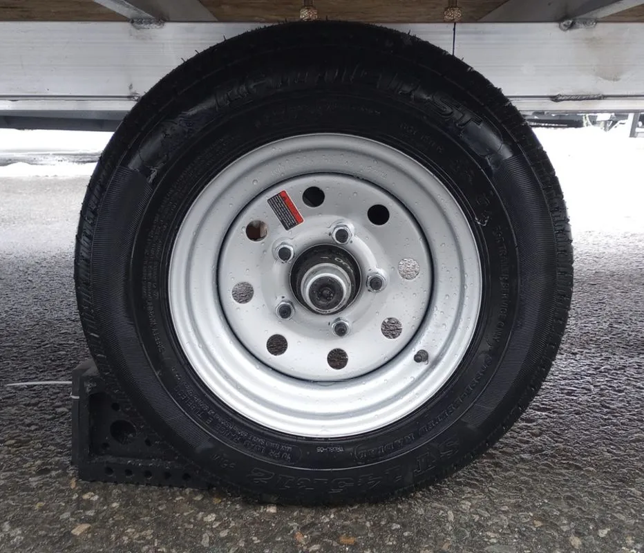 2024 Mission Trailers 101×12 Aluminum 2 Place Crossover 3.0 w/Side X Side Pkg, Rear Canopy