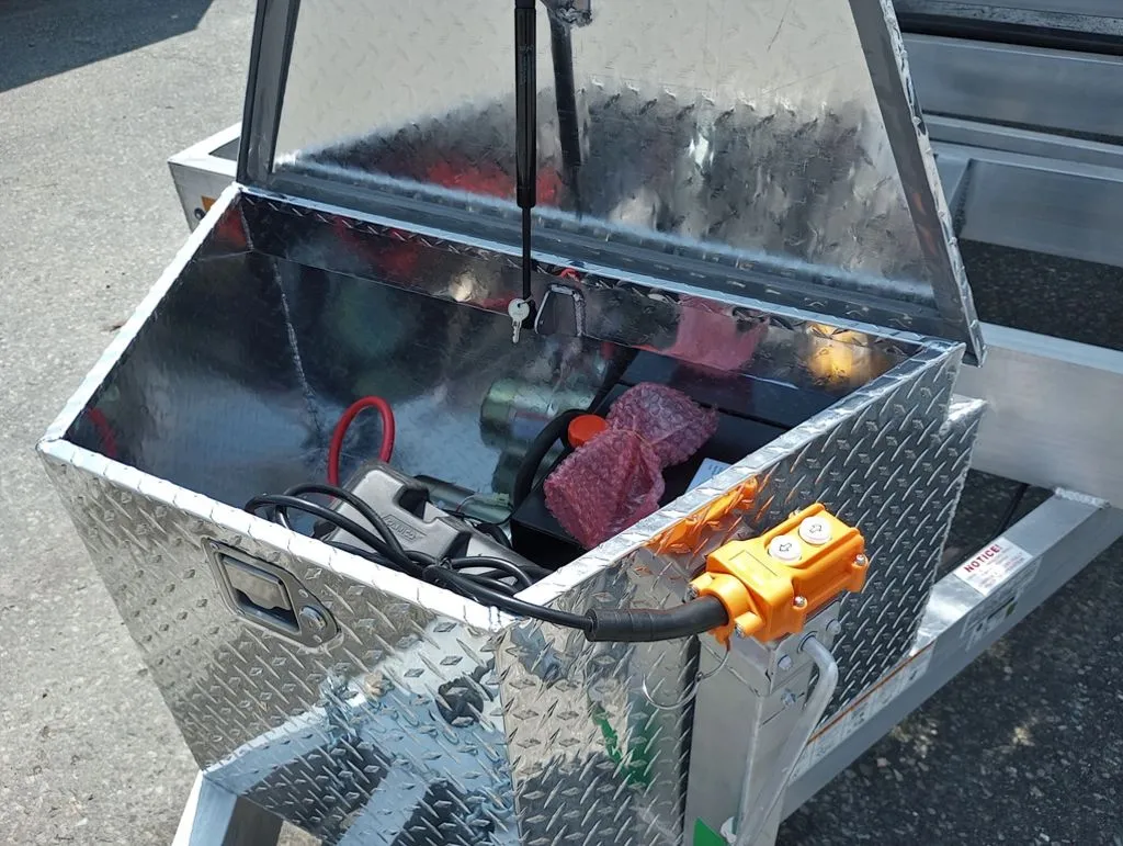 2025 Mission Trailers 7×16 14K Aluminum Hydraulic Dump w/Ramps, HD D-Rings, Barn Doors, Tarp Kit