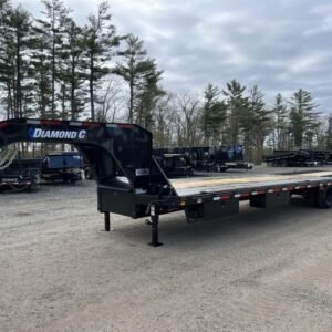 2024 Diamond C 8.5×35 25K Gooseneck Equipment Trailer w/Spare Mount