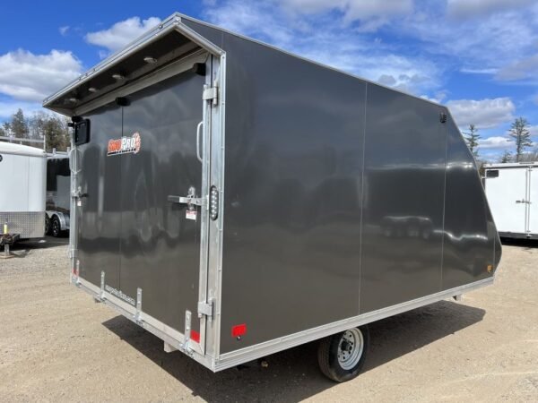 Sno Pro 101×12 Aluminum 2-Place Snowmobile Trailer w/Galvanized Package