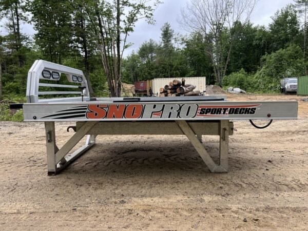 Sno Pro 7ft Aluminum Sled Deck w/Sliding Sides & Telescoping
