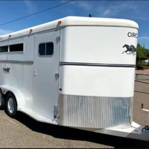 2007 Circle J 2 Horse Trailer Slant Load