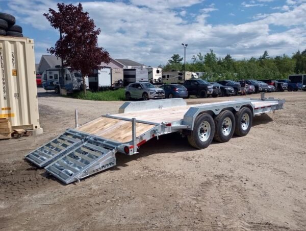 2024 N&N Trailers 7×20+3 Galvanized 22.5K Lowpro Equipment Trailer w/HD Full Width Ramps