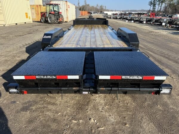 2024 Rice Trailers 7X18 Promax Industrial 21K Equipment w/Hydraulic Jack & Full Width Ramps