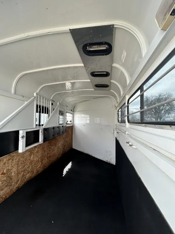 2000 Morgan Built 3 Horse Bumper Pull Horse Trailer