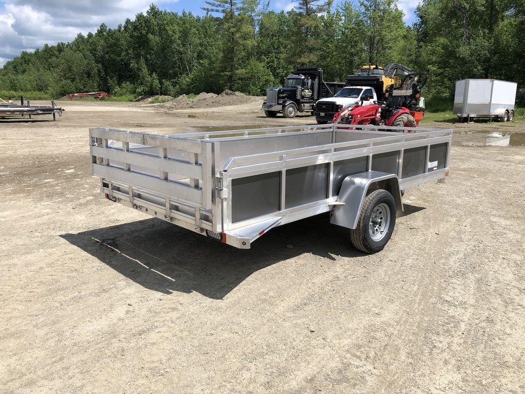 2022 Mission Trailers 6×12 Aluminum Open Utility w/Integrated Rear Ramp