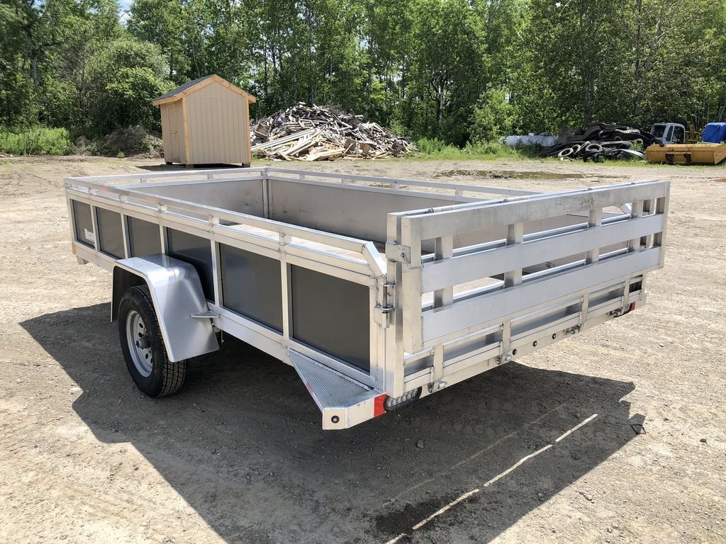 2022 Mission Trailers 6×12 Aluminum Open Utility w/Integrated Rear Ramp
