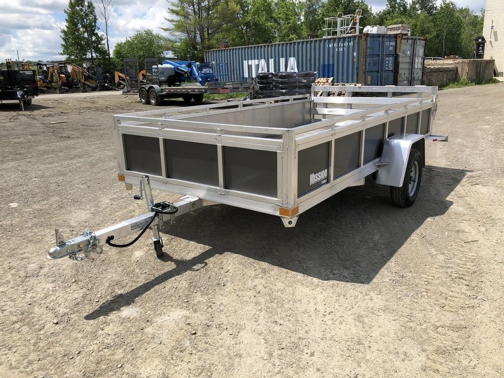 2022 Mission Trailers 6×12 Aluminum Open Utility w/Integrated Rear Ramp