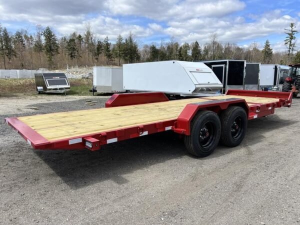 2024 Rice Trailers 7×22 16K Tilt Deck Powder Coat Equipment w/Toolbox