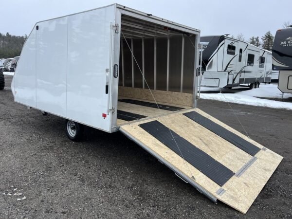 High Country Trailers 101×12 Aluminum 2-Place Hybrid w/Track Mats