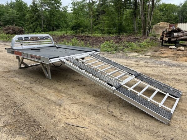 Sno Pro 7ft Aluminum Sled Deck w/Sliding Sides & Telescoping