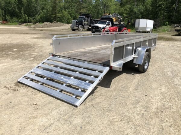 2022 Mission Trailers 6×12 Aluminum Open Utility w/Integrated Rear Ramp