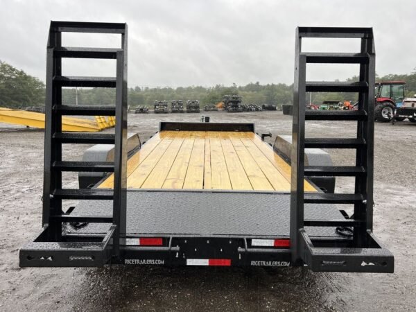 2024 Rice Trailers 7×16 10K Equipment Hauler w/D-Rings, Spare Mount, & Toolbox