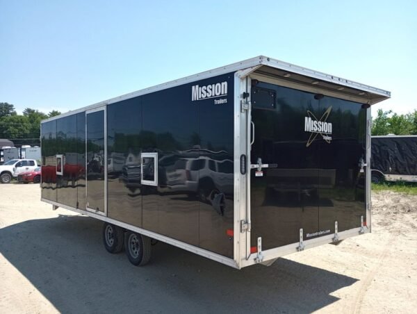 Mission Trailers 101×22 Aluminum 4-Place Drive In/Out Deckover w/Galvanized Package