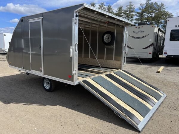 Sno Pro 101×12 Aluminum 2-Place Snowmobile Trailer w/Galvanized Package