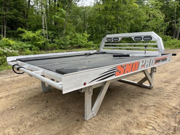 Sno Pro 7ft Aluminum Sled Deck w/Sliding Sides & Telescoping