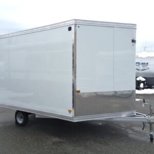 2024 Mission Trailers 101×12 Aluminum 2 Place Crossover 3.0 w/Side X Side Pkg, Rear Canopy