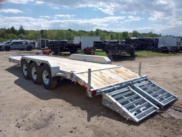 2024 N&N Trailers 7×20+3 Galvanized 22.5K Lowpro Equipment Trailer w/HD Full Width Ramps