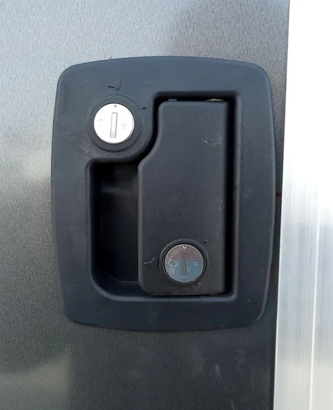 Mission Trailers 101×12 Aluminum 2-Place Crossover w/Mats & Guides, Rear Canopy