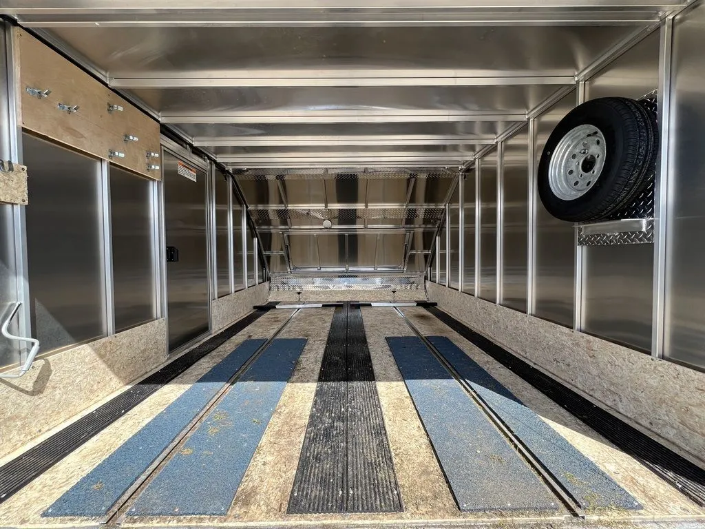 Sno Pro 101×12 Aluminum 2-Place Snowmobile Trailer w/Galvanized Package