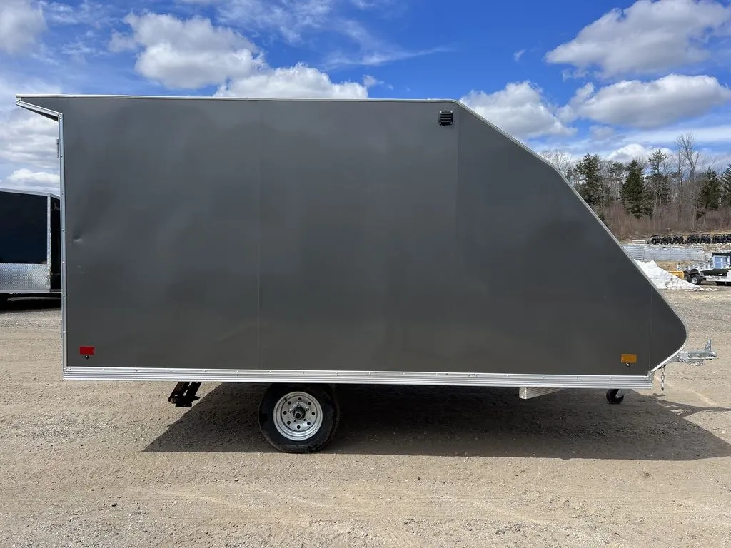Sno Pro 101×12 Aluminum 2-Place Snowmobile Trailer w/Galvanized Package