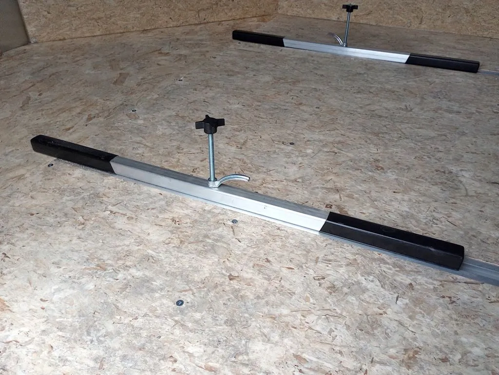 2024 Mission Trailers 101×12 Aluminum 2 Place Crossover 3.0 w/Side X Side Pkg, Rear Canopy