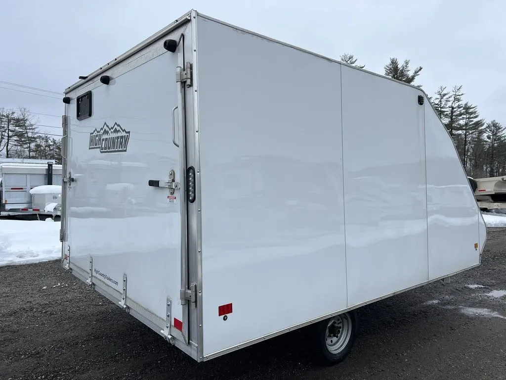 High Country Trailers 101×12 Aluminum 2-Place Hybrid w/Track Mats