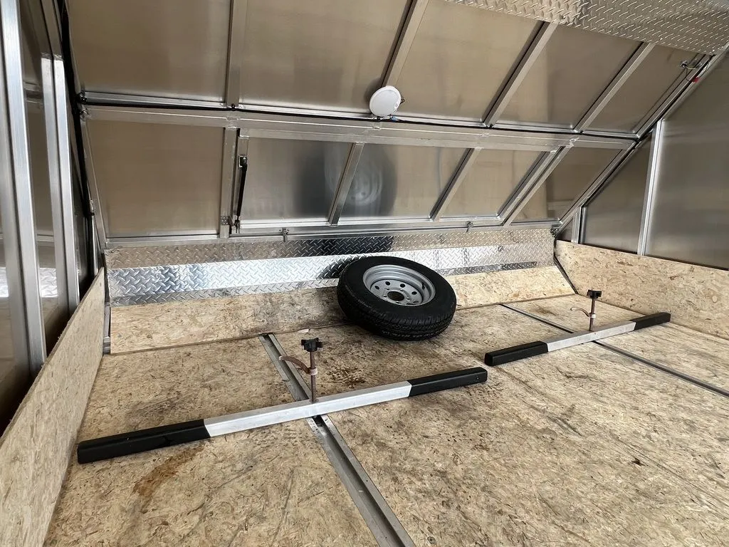 High Country Trailers 101×12 Aluminum 2-Place Hybrid w/Track Mats