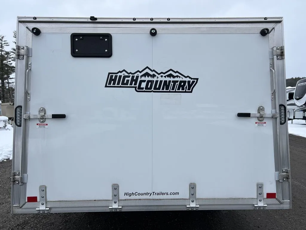 High Country Trailers 101×12 Aluminum 2-Place Hybrid w/Track Mats