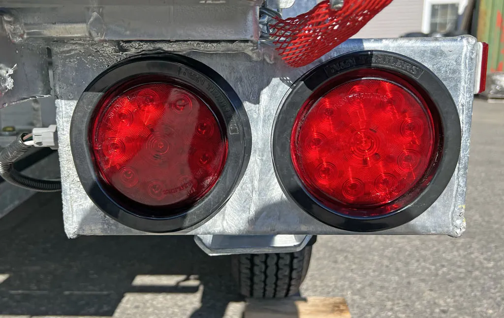 2024 N&N Trailers 7×14 14K Galvanized Hydraulic Dump w/Ramps, 2-Way Spreader Gate, Tarp Kit