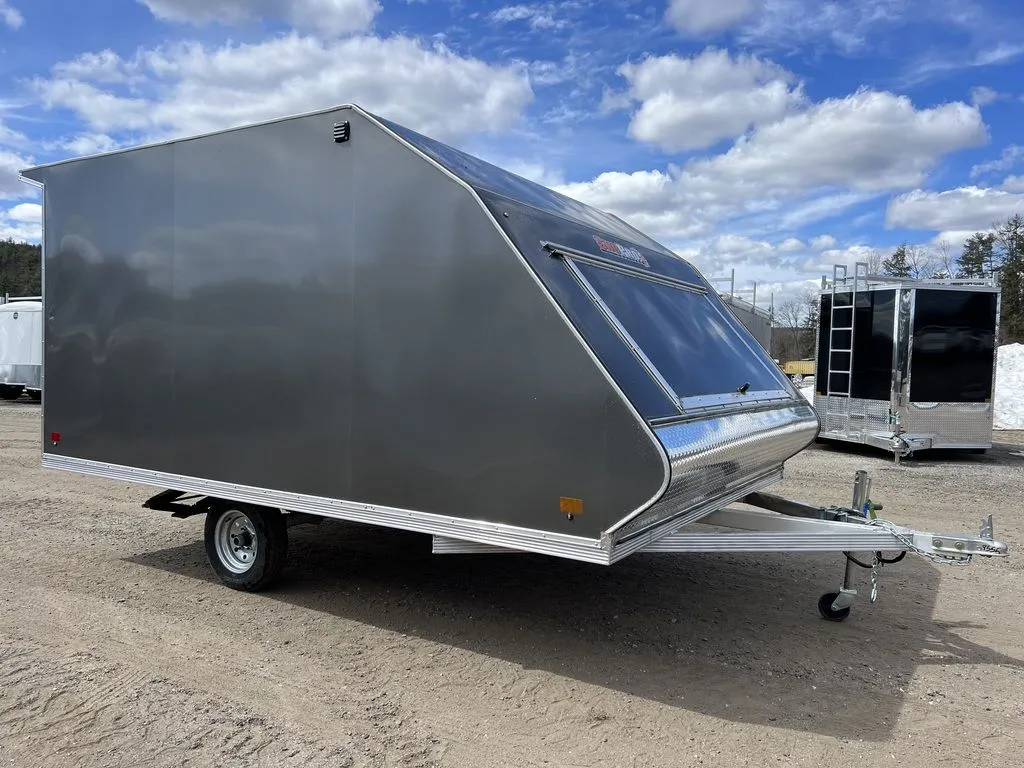 Sno Pro 101×12 Aluminum 2-Place Snowmobile Trailer w/Galvanized Package