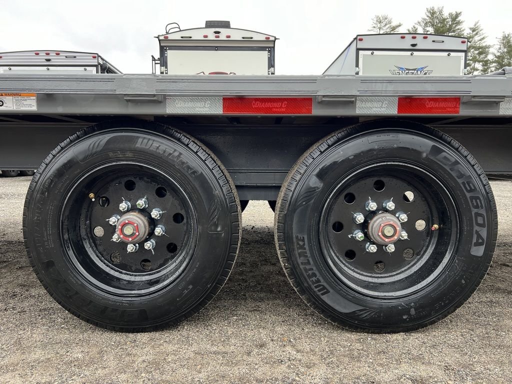 2024 Diamond C 8.5×20 20K Deckover Equipment Trailer w/ 72” Flip-Knee Ramps