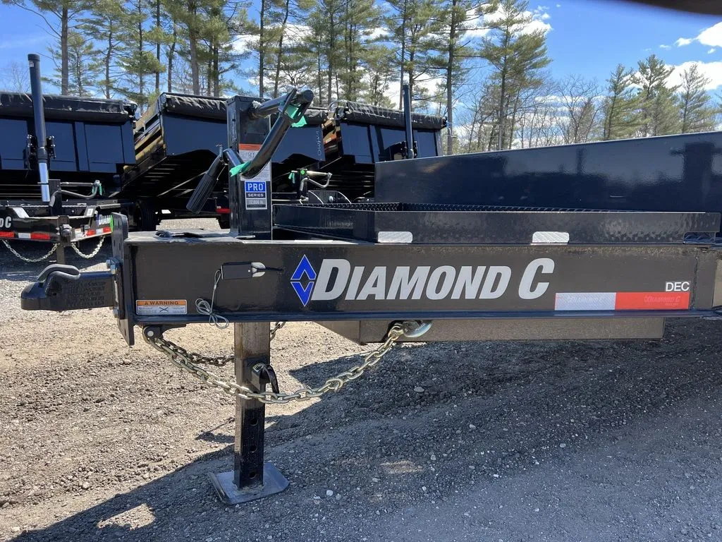 2024 Diamond C 8.5×20 20K Deckover Equipment Trailer w/ 72” Flip-Knee Ramps