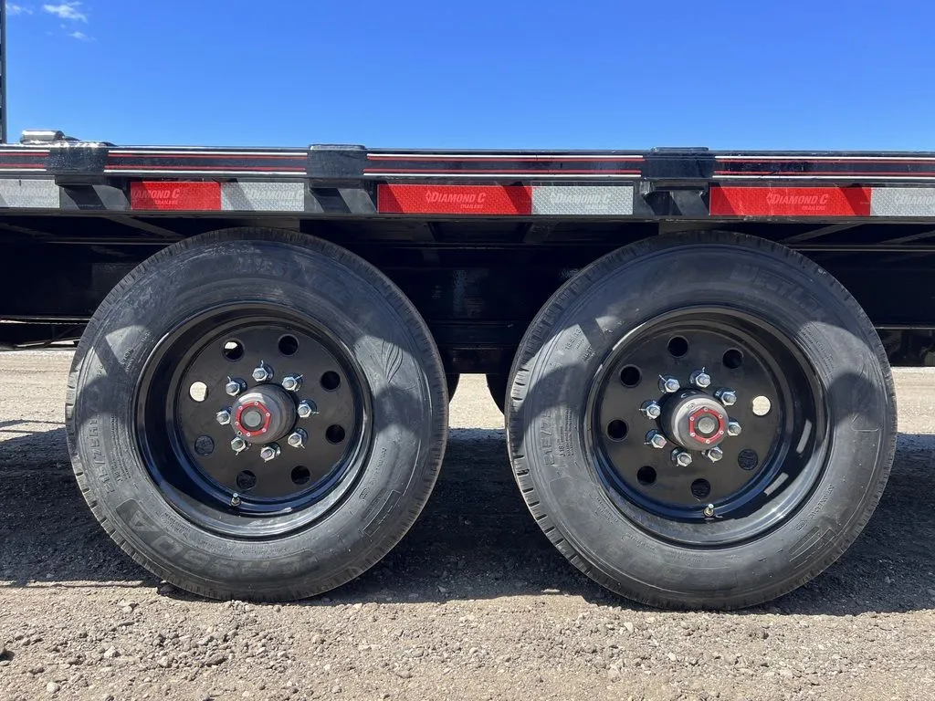 2024 Diamond C 8.5×20 20K Deckover Equipment Trailer w/ 72” Flip-Knee Ramps