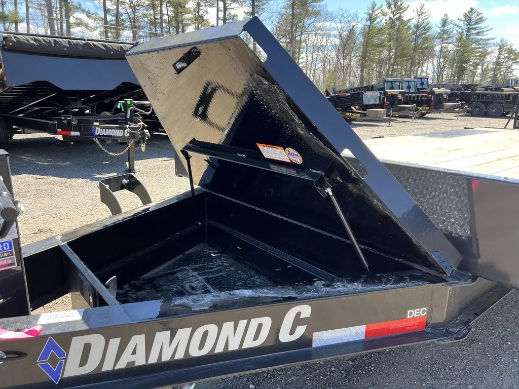 2024 Diamond C 8.5×20 20K Deckover Equipment Trailer w/ 72” Flip-Knee Ramps
