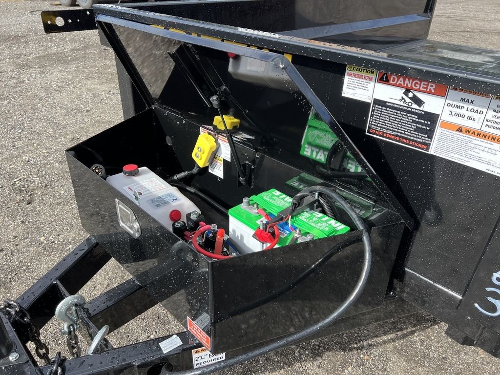 2024 Griffin Trailers 5×10 7K Powder Coated Dump w/Barn Door Gate