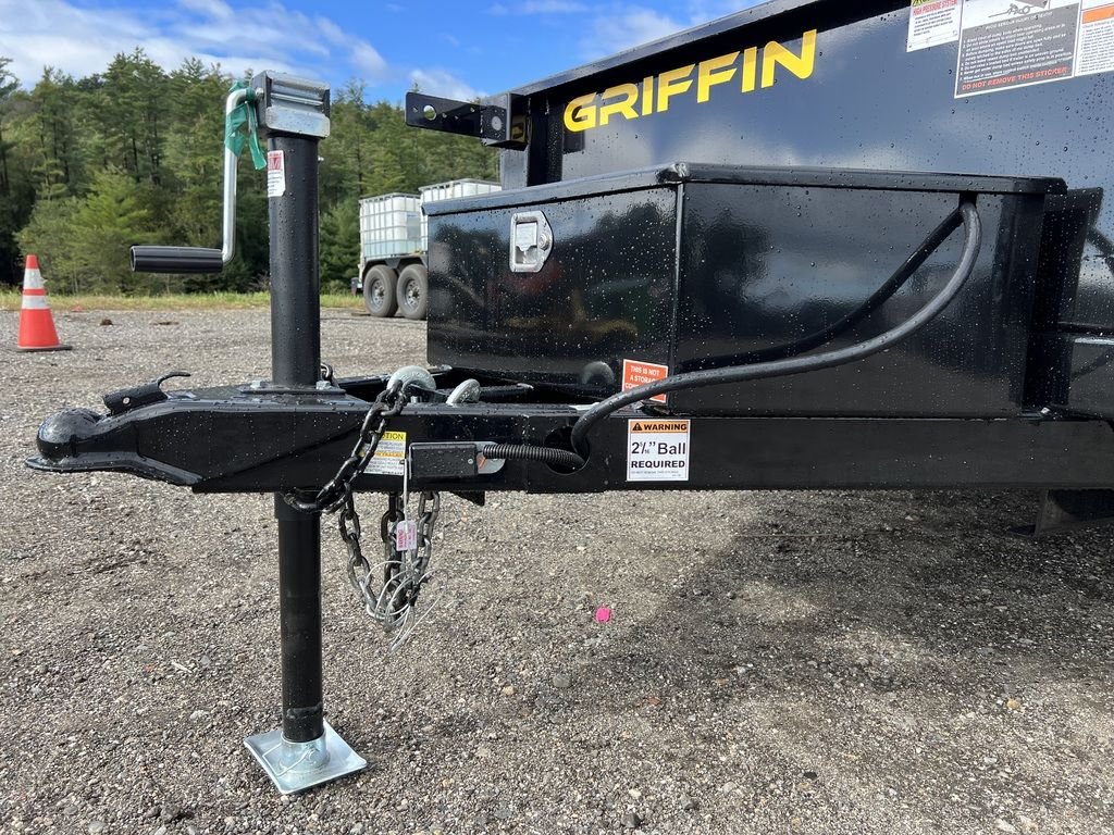 2024 Griffin Trailers 5×10 7K Powder Coated Dump w/Barn Door Gate