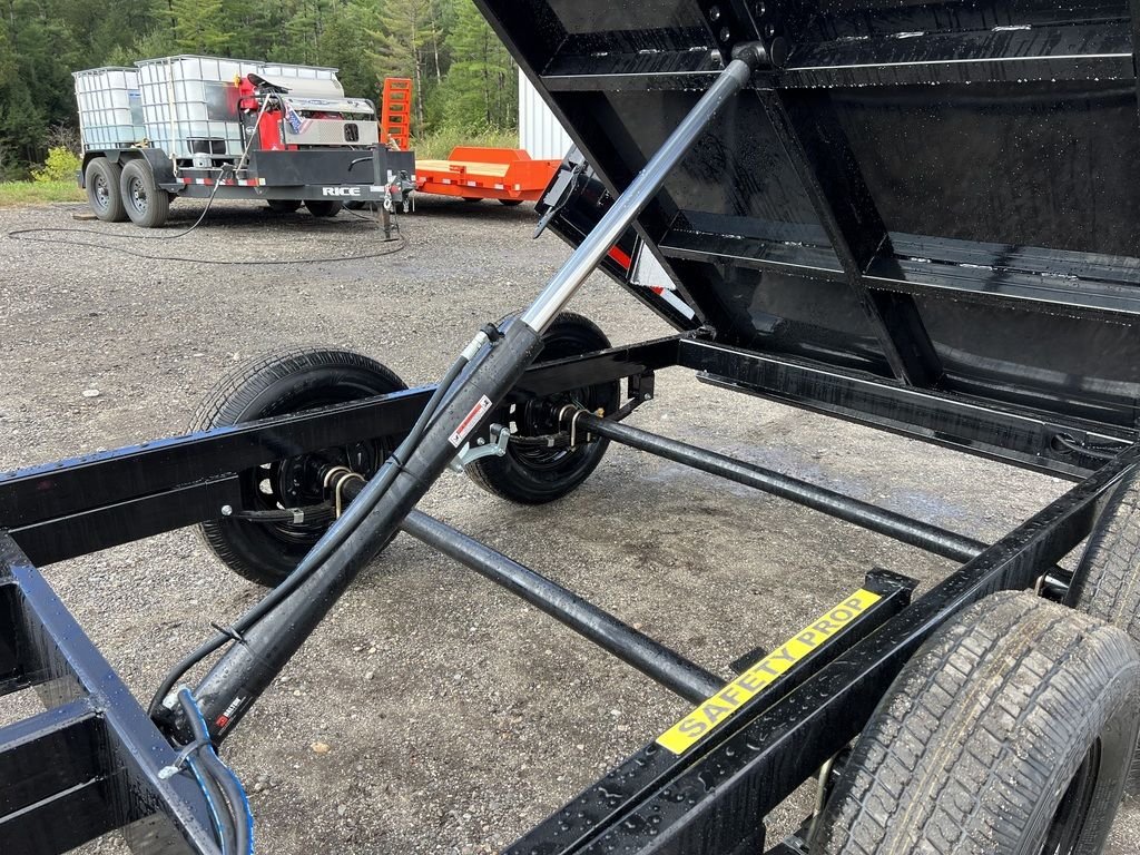 2024 Griffin Trailers 5×10 7K Powder Coated Dump w/Barn Door Gate