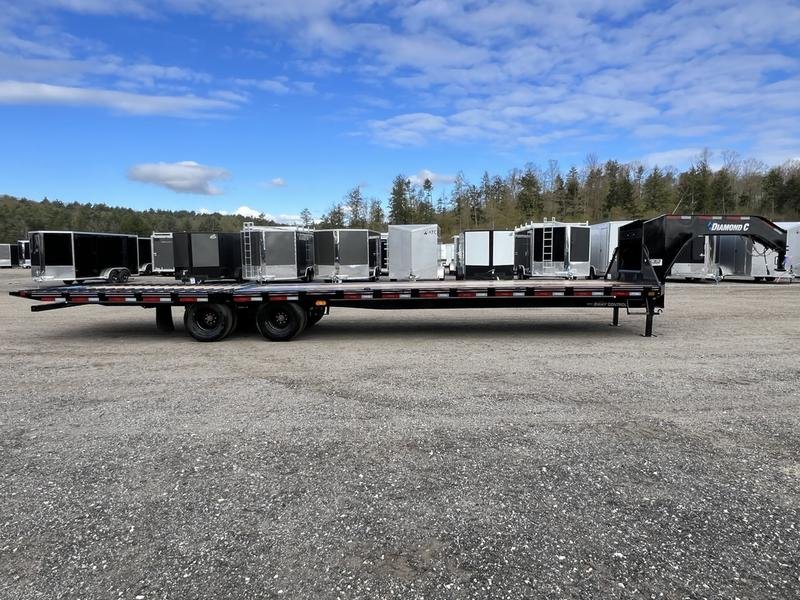 2024 Diamond C 8.5×35 25K Gooseneck Equipment Trailer w/Spare Mount