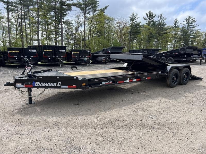 2024 Diamond C 7X24 20K Tilt Deck Equipment Trailer w/Spare Mount