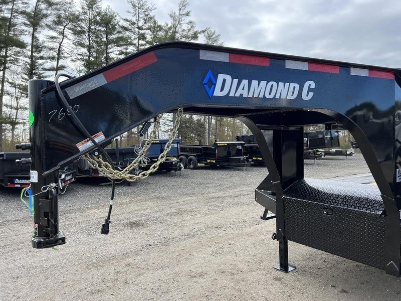 2024 Diamond C 8.5×35 25K Gooseneck Equipment Trailer w/Spare Mount