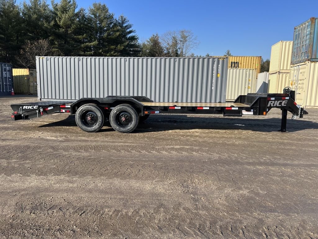 2024 Rice Trailers 7X18 Promax Industrial 21K Equipment w/Hydraulic Jack & Full Width Ramps