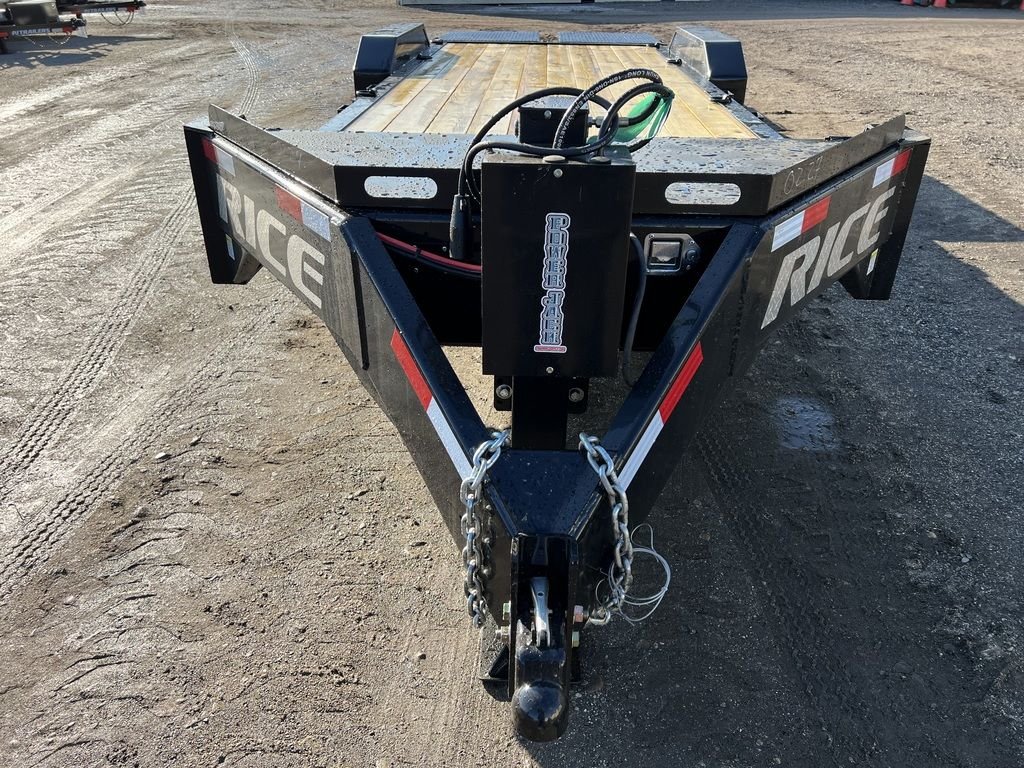 2024 Rice Trailers 7X18 Promax Industrial 21K Equipment w/Hydraulic Jack & Full Width Ramps