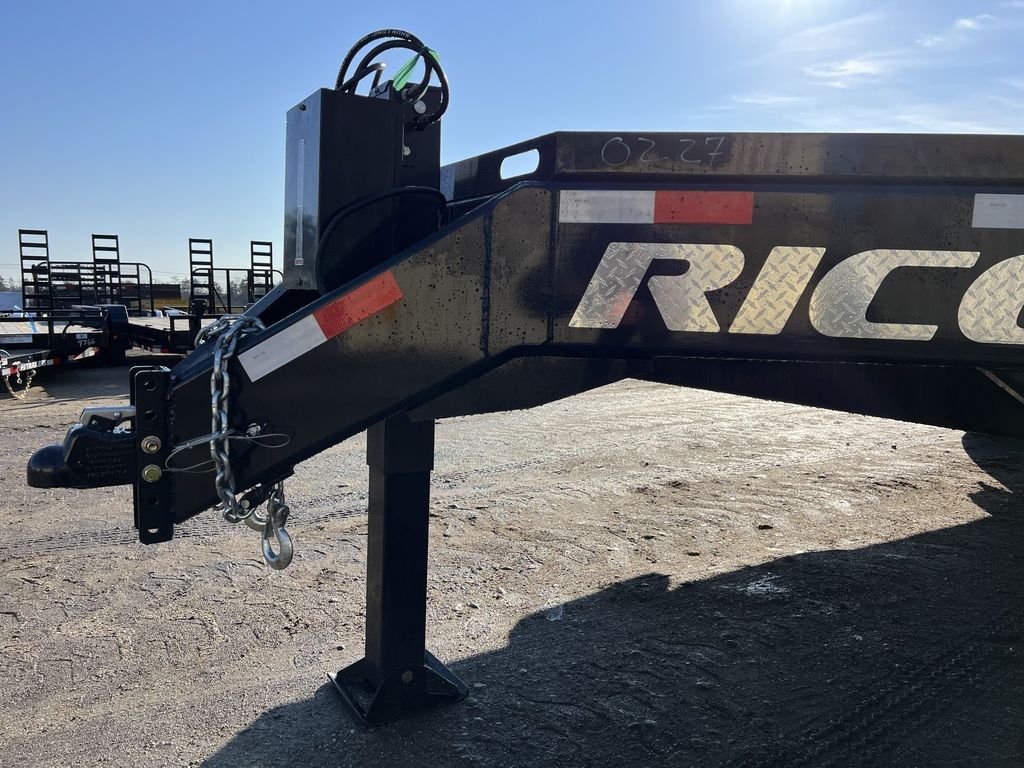 2024 Rice Trailers 7X18 Promax Industrial 21K Equipment w/Hydraulic Jack & Full Width Ramps