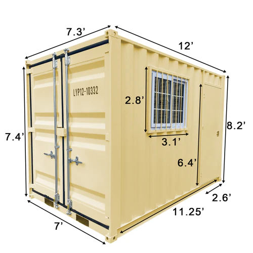 12Ft Small Cubic Shipping Container