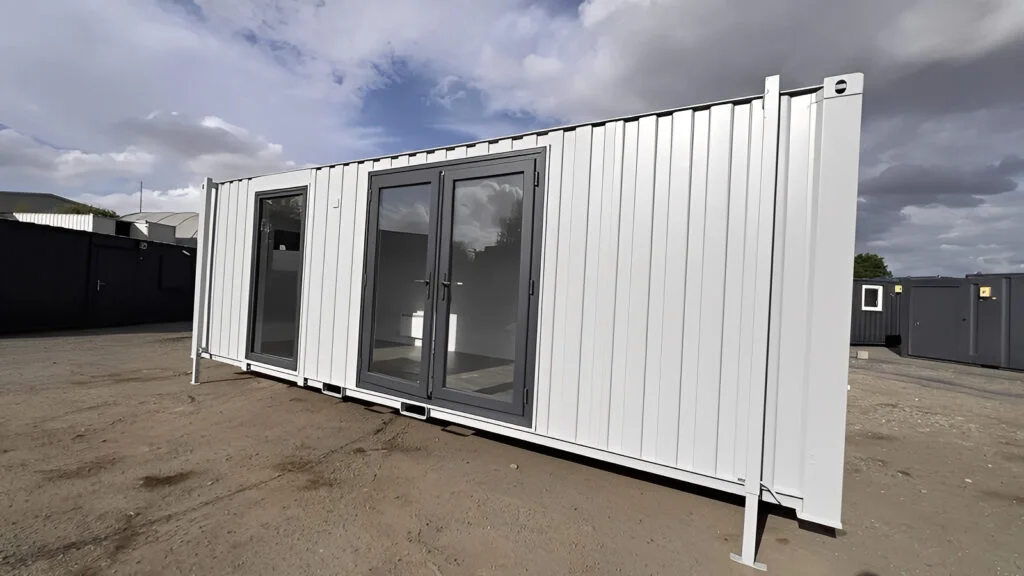 24ft x 9ft Site Office with Toilet – Sales Office / Marketing Suite / Portable Site Cabin