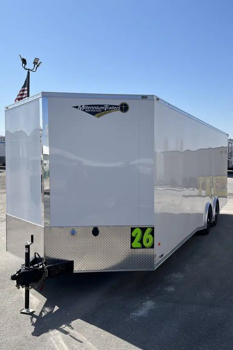 Enclosed Car Hauler 2025 26ft. Blaze w/Cabinets, Flooring, Alum Wheels, Spread Torsion Axles & More! 9882