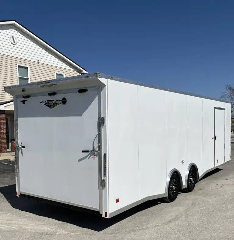 Enclosed Car Hauler 2025 26ft. Blaze w/Cabinets, Flooring, Alum Wheels, Spread Torsion Axles & More! 9882