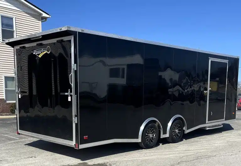 Enclosed Car Hauler 2026 24ft. Aluminum Blaze w/Finished Interior & Aluminum Wheels 0879