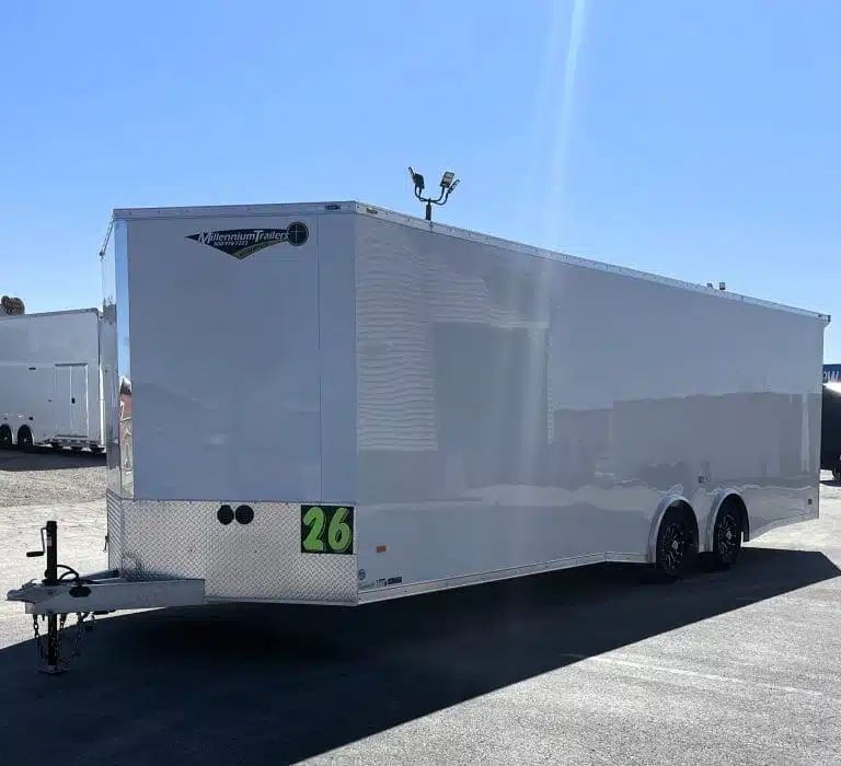 Enclosed Car Hauler 2026 26ft. Aluminum Blaze w/Finished Interior & Aluminum Wheels 1042